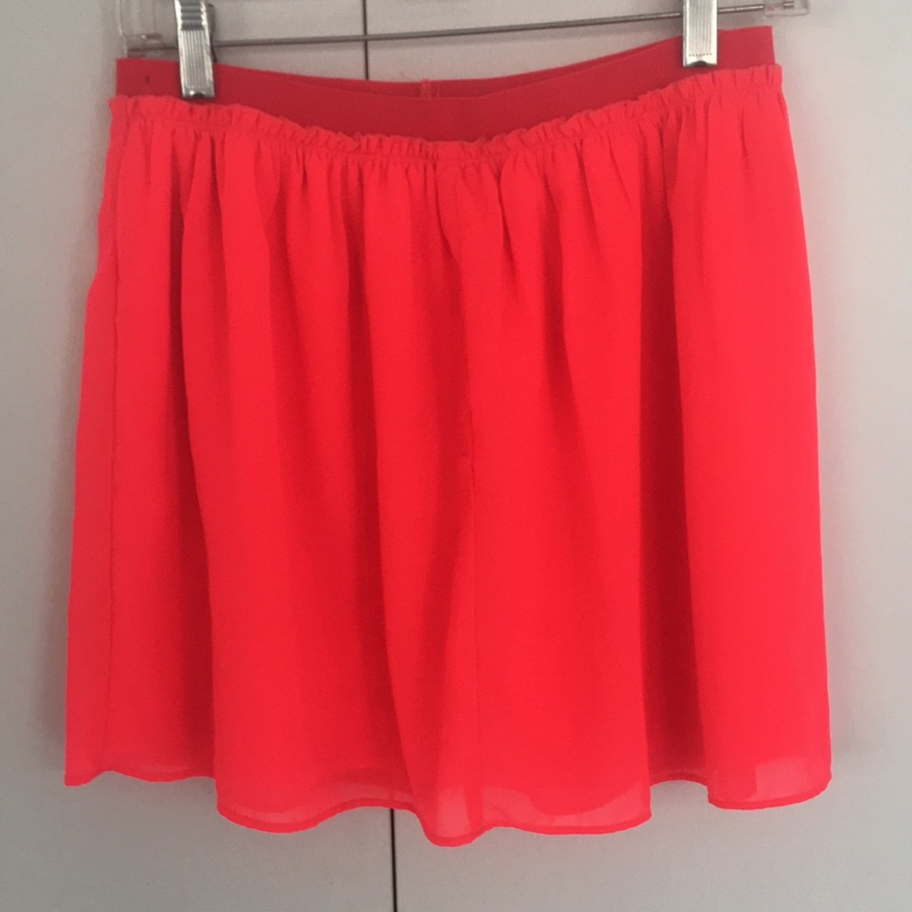 American Eagle Outfitters Elastic Waist Lined Flared Skirt